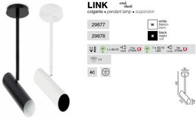 Lustra moderna cu 1 spot directionabil Link 29877