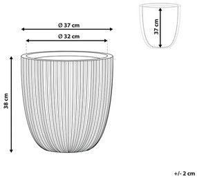 Ghiveci 38 cm Chos (bej). 1075304
