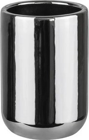 Suport pentru periuța de dinți argintiu din ceramică Lotus – Mette Ditmer Denmark