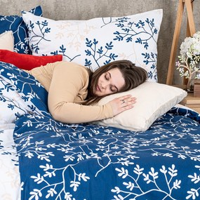 Lenjerie de pat din bumbac 4Home Harmony albastru,140 x 200 cm, 70 x 90 cm, 140 x 200 cm, 70 x 90 cm