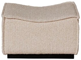 Taburet bej, din material textil, Sofa Garry