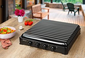 Aragaz 4 ochiuri ZILAN ZLN7079N,Negru Alimentare GPL butelie,