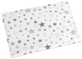 Pernă de pătuț pentru bebeluș Bellatex Stars gri,43 x 32 cm