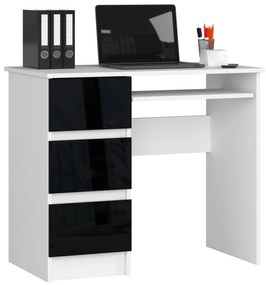 Masă PC Benicio  (Negru lucios) (S). 1069655