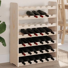 4007559 vidaXL Suport de vinuri, 67,5x25x87 cm, lemn masiv de pin