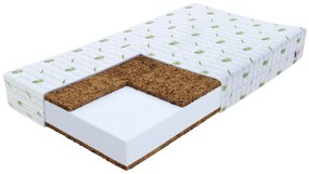 Saltea pentru copii din spumă Rudy 10 cu cocos 140x200