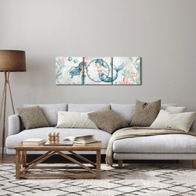 Tablou - Sirene (cu ceas) (90x30 cm)