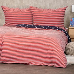 Lenjerie de pat din bumbac 4Home Marine, 220 x 200 cm, 2 buc. 70 x 90 cm