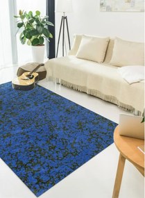 Covor Belgian, Living Dormitor, Model Premium Louis de Poortere 9410 Albastru, 100% Poliester