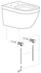 GROHE 39328000 - Vas WC suspendat EURO CERAMIC 540 × 374 mm ceramică/alb