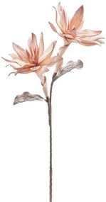 Floare artificiala roz din plastic si metal, ø 28 x H88 cm, Glsang B Mauro Ferreti