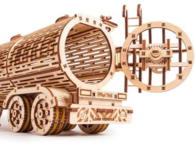 Puzzle 3D din lemn remorca cisterna pentru tirul Big Rig