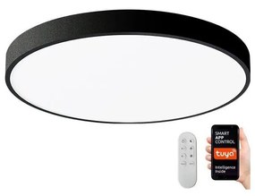 Plafonieră LED dimabilă Immax NEO 07248L SEMPLICI 36W/230V Wi-Fi Tuya negru + telecomandă