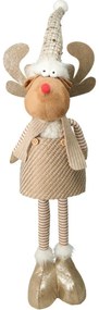 Renul de Crăciun Freda, picioare telescopice, 49cm