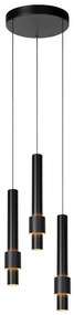 Lustră LED dimabilă pe cablu Lucide 24402/15/30 MARGARY 3xLED/4W/230V negru