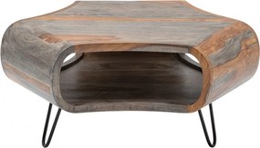 Masuta design deosebit Organic Living 60cm Sheesham gri A-39753 VC