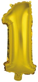Numere Gold, Baloane Folie Număr 1 41 cm