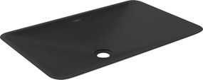 Mexen Esper chiuvetă de blat din conglomerat 60 x 38 cm, neagră - 23036071