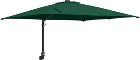 vidaXL Parasol de Grădină Verde 248,5 x 247,5 x 160 cm