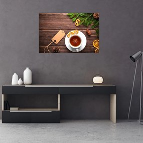 Tablou - ceașca cu decorații (90x60 cm)