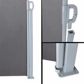 Paravan pentru balcon gri din metal 300x160 cm - Garden Pleasure