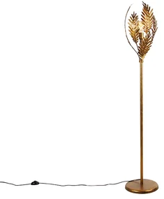 Lampă de podea vintage aurie 70 cm - Botanica