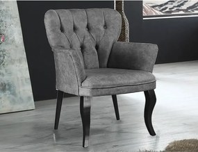 Fotoliu tip berjer, Cafe gri