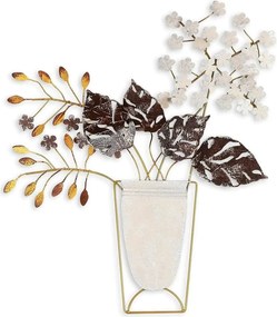 Decoratiune perete 891TNL2316, multicolor, metal, 47x55 cm