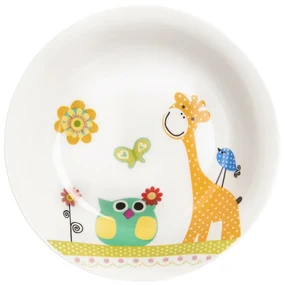 Farfurie adâncă pentru copii Orion Girafă,  19 cm