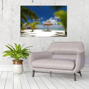 Tablou - Plajă cu nisip alb (90x60 cm)