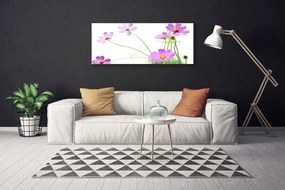 Tablou pe panza canvas Flori Floral Roz Verde