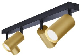 Brilagi - Spot LED RGBW reglabil SELE GOLDEN 4xGU10/4,8W/230V negru/auriu