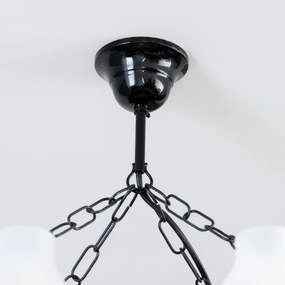 Lustră pe lanț Brilagi QUEEN 8xE14/40W/230V fag/nuc