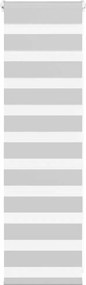 vidaXL Jaluzea tip zebra gri deschis lățime țesătură 40,9 cm poliester