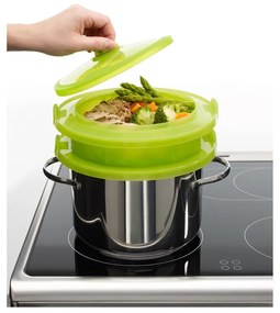 Vas de gătit la aburi din silicon – Lékué