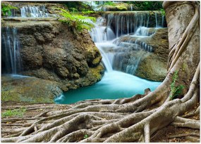 Tablou - Râu cu cascade (70x50 cm)