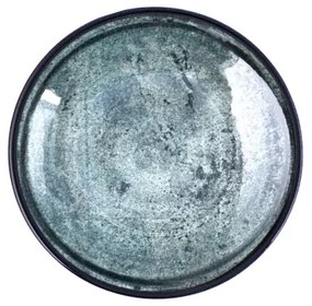 Set de veselă, 18 piese, din porțelan, albastru