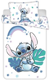 Disney Lilo și Stitch Rainbow Set lenjerie pat copii 100×135 cm, 40×60 cm