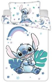 Disney Lilo și Stitch Rainbow Set lenjerie pat copii 100×135 cm, 40×60 cm