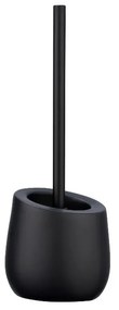 Perie de WC negru-mat din ceramică Badi – Wenko