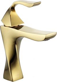 Mexen Estrella baterie de lavoar, aurie - 72300-50