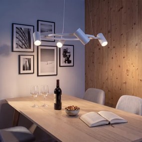 BRILAGI - Lustră suspendată pe cablu SELE 4xGU10/30W/230V albă