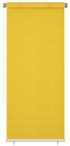 Jaluzea tip rulou de exterior, 100 x 230 cm, galben Galben, 100 x 230 cm