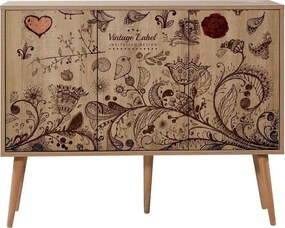 Comoda MEGA-731, stejar sonoma, PAL melaminat, 120x36x90 cm