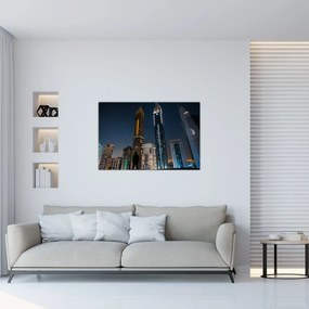 Tablou cu orașul nocturn (90x60 cm)