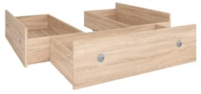 Sertare sub pat Nepo Plus 140 cm (stejar sonoma) (3ks). Promo -31%. 1098324