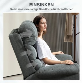 HOMCOM Fotoliu de ridicare, fotoliu electric de relaxare cu funcție de masaj, fotoliu capitonat cu funcție de ridicare, oțel, material textil, Gri | Aosom Romania