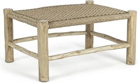 Masuta pentru gradina, lemn de teak, natur, 80x60x40 cm, Lampok Bizzotto