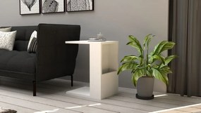 Masuta laterala  Sorina Homs, alb, 50 x 40 x 30 cm, pal 18 mm