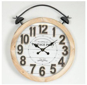 Ceas de perete 1xAA d. 50 cm bej